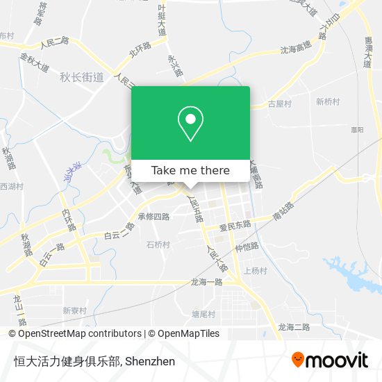 恒大活力健身俱乐部 map