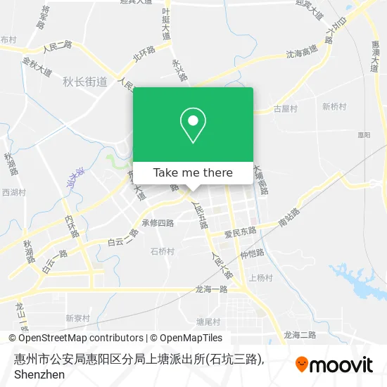 惠州市公安局惠阳区分局上塘派出所(石坑三路) map
