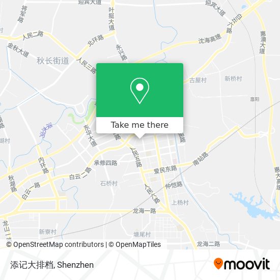 添记大排档 map