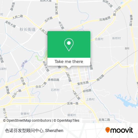 色诺芬发型顾问中心 map