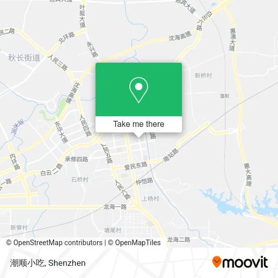 潮顺小吃 map