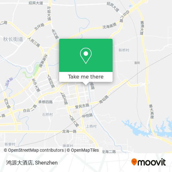 鸿源大酒店 map