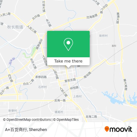 A+百货商行 map