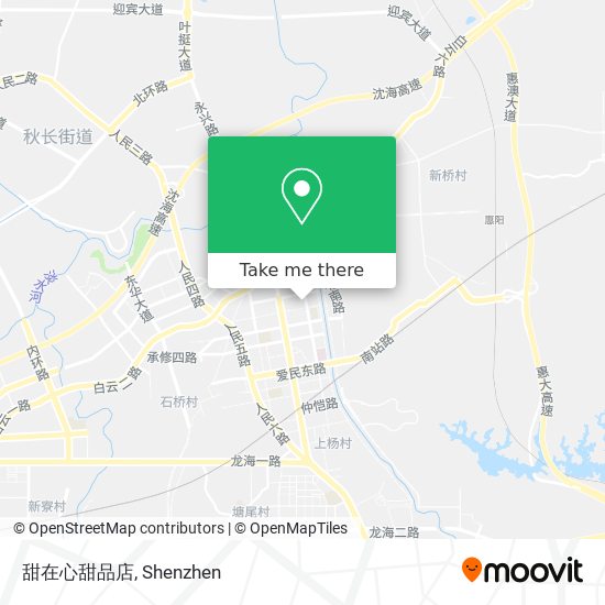 甜在心甜品店 map