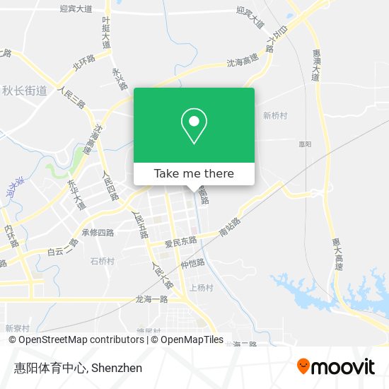 惠阳体育中心 map