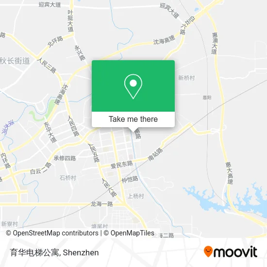育华电梯公寓 map