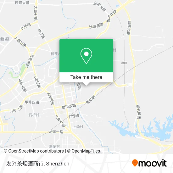 发兴茶烟酒商行 map