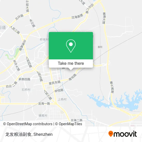 龙发粮油副食 map