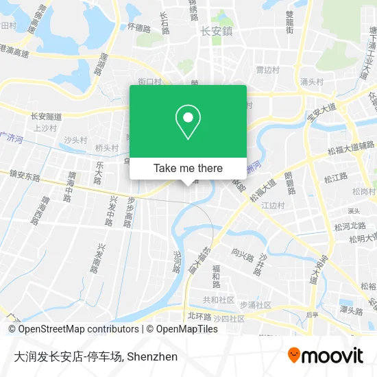 大润发长安店-停车场 map