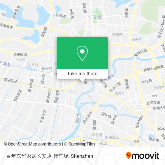 百年东华家居长安店-停车场 map