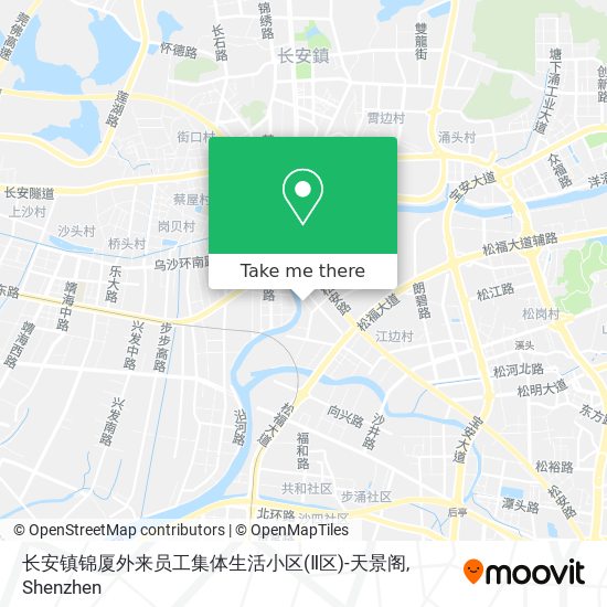 长安镇锦厦外来员工集体生活小区(Ⅱ区)-天景阁 map