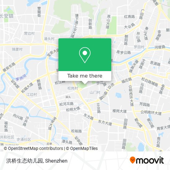洪桥生态幼儿园 map