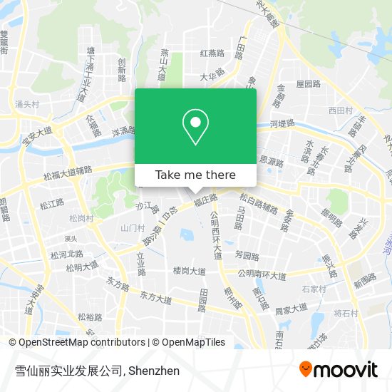 雪仙丽实业发展公司 map