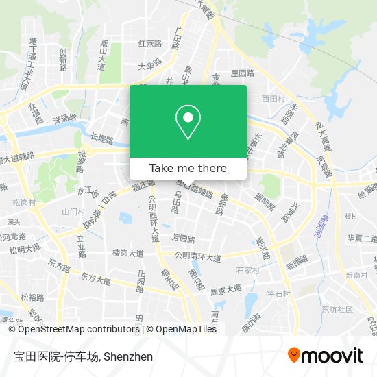 宝田医院-停车场 map