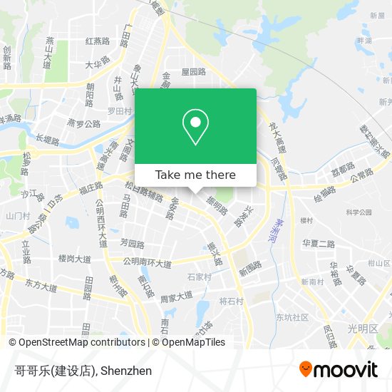 哥哥乐(建设店) map