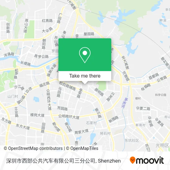深圳市西部公共汽车有限公司三分公司 map