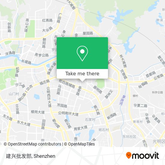 建兴批发部 map