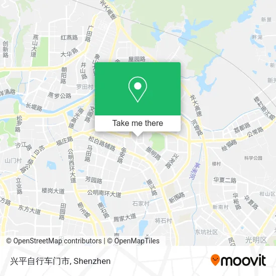 兴平自行车门市 map