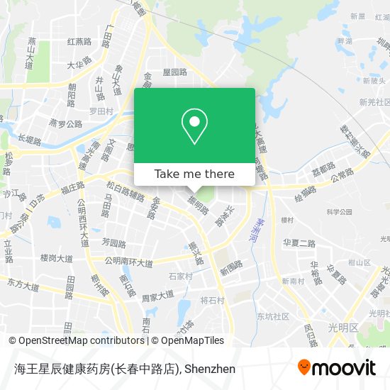 海王星辰健康药房(长春中路店) map