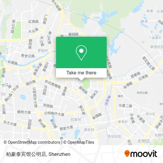 柏豪泰宾馆公明店 map