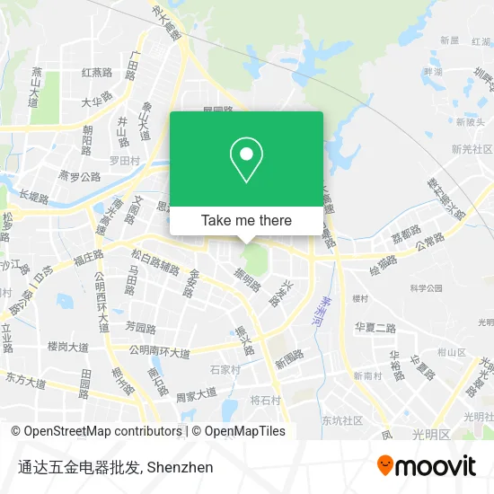 通达五金电器批发 map