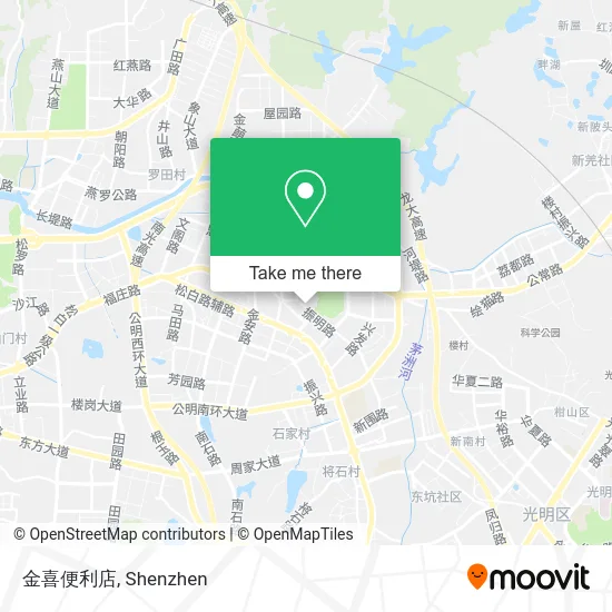 金喜便利店 map
