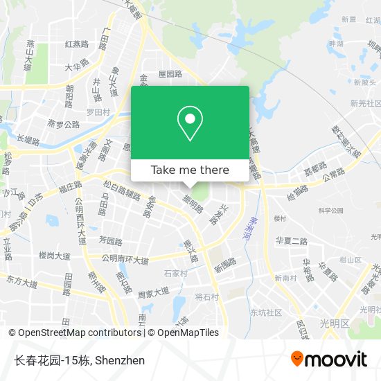 长春花园-15栋 map