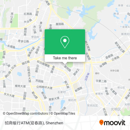 招商银行ATM(迎春路) map