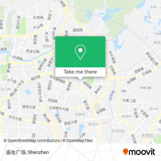 盛妆广场 map