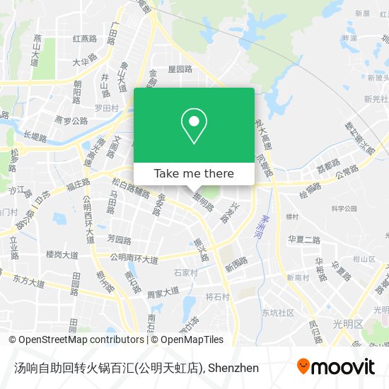 汤响自助回转火锅百汇(公明天虹店) map