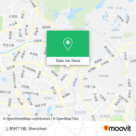 上辇村11栋 map
