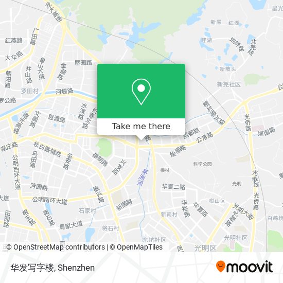 华发写字楼 map