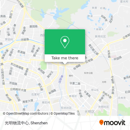 光明物流中心 map