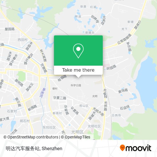 明达汽车服务站 map
