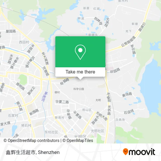 鑫辉生活超市 map