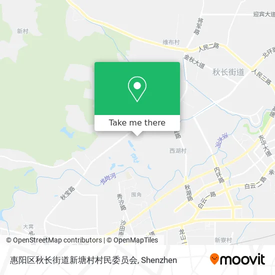 惠阳区秋长街道新塘村村民委员会 map