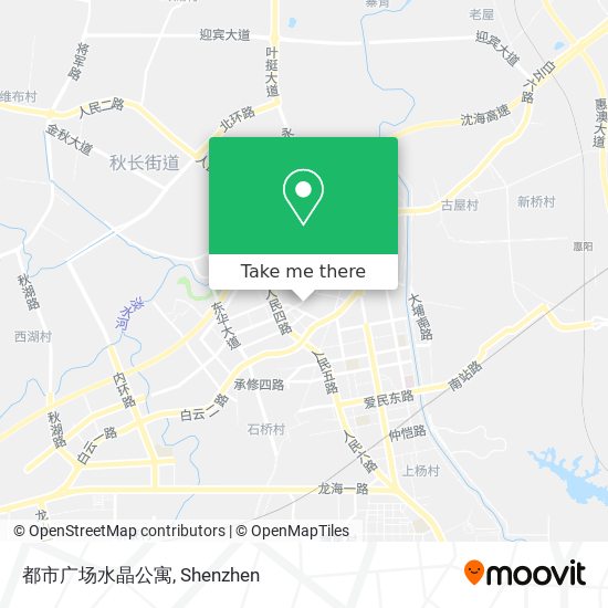 都市广场水晶公寓 map