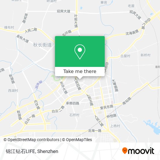锦江钻石LIFE map