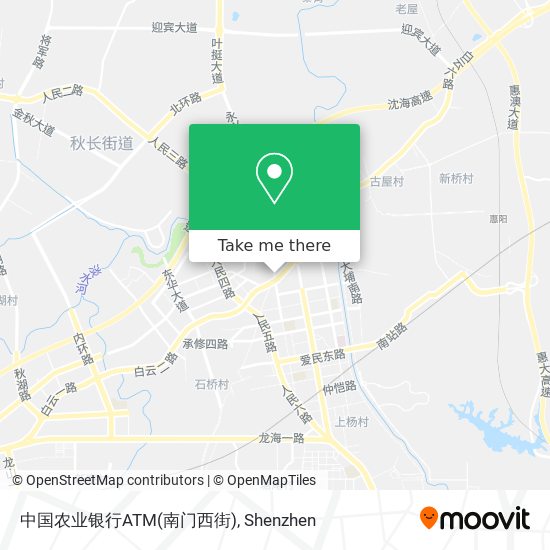 中国农业银行ATM(南门西街) map