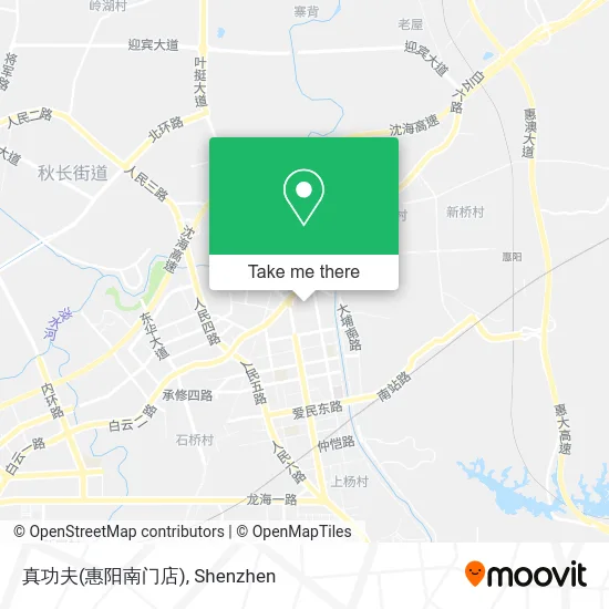 真功夫(惠阳南门店) map
