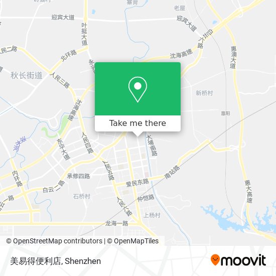 美易得便利店 map