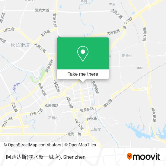 阿迪达斯(淡水新一城店) map