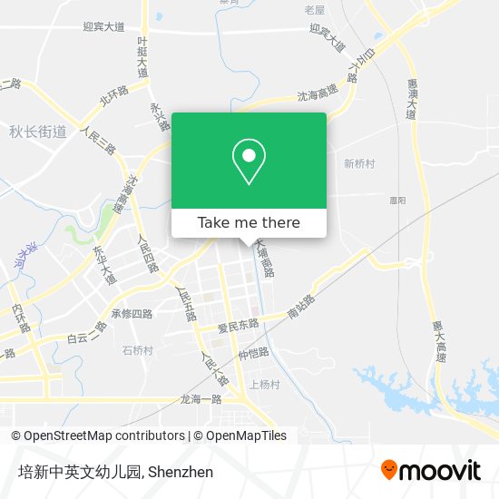 培新中英文幼儿园 map