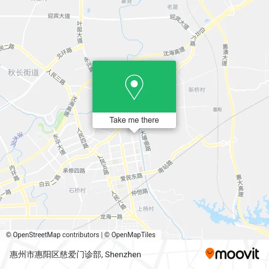 惠州市惠阳区慈爱门诊部 map