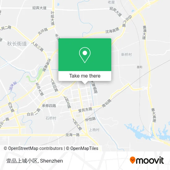 壹品上城小区 map