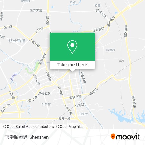 蓝爵跆拳道 map