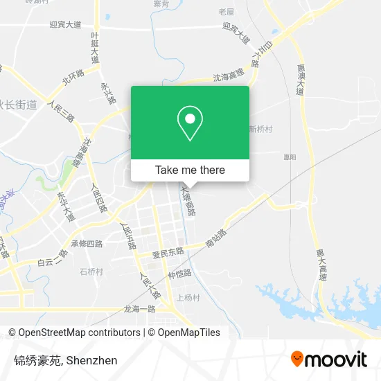 锦绣豪苑 map