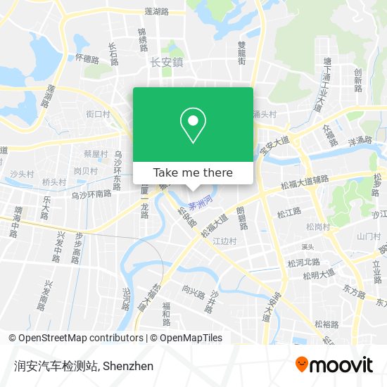 润安汽车检测站 map