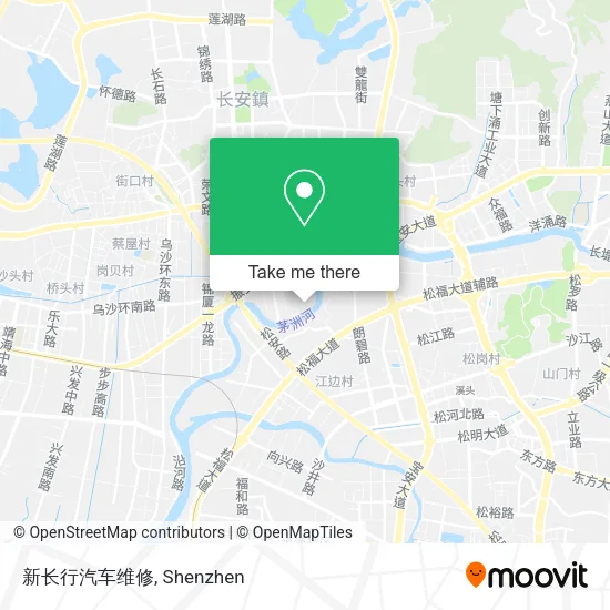 新长行汽车维修 map
