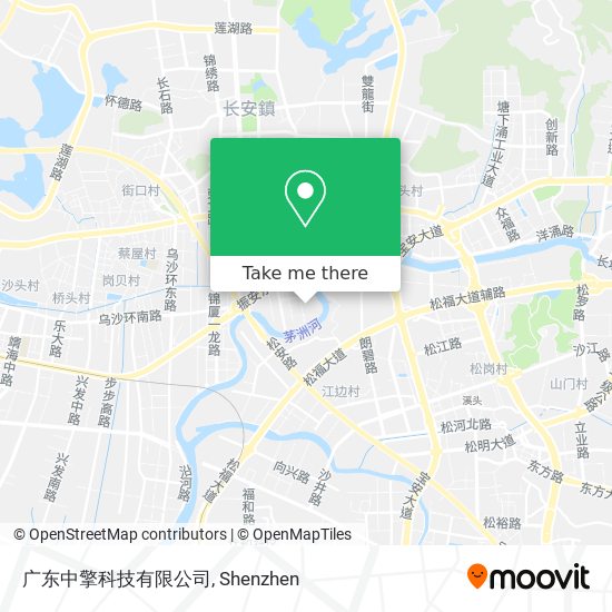 广东中擎科技有限公司 map